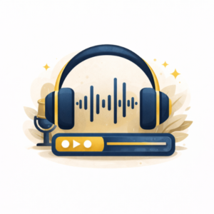 Home podcast episode and production icon