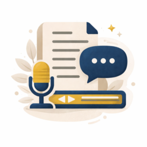 Home transcription & subtitling icon